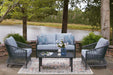 Bodega Island Outdoor Love/Chairs/Table Set (Set of 4) - Clarks Hardware - Iowa