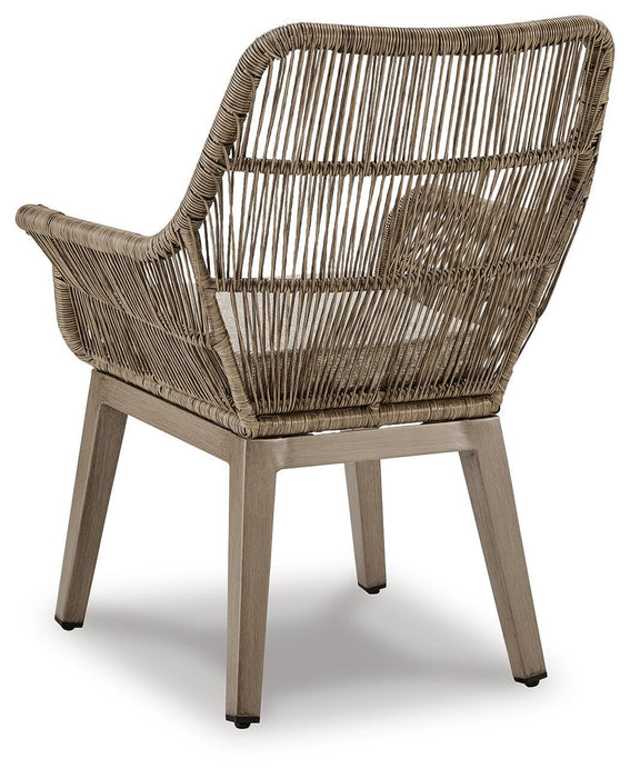 Beach Front Arm Chair with Cushion (Set of 2) - Clarks Hardware - Iowa