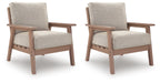 Cliffs Beach Outdoor Lounge Chair with Cushion (Set of 2) - Clarks Hardware - Iowa