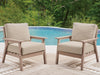 Cliffs Beach Outdoor Lounge Chair with Cushion (Set of 2) - Clarks Hardware - Iowa