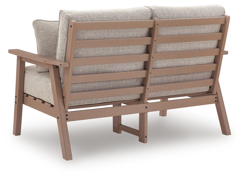Cliffs Beach Outdoor Loveseat with Cushion - Clarks Hardware - Iowa