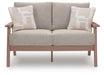 Cliffs Beach Outdoor Loveseat with Cushion - Clarks Hardware - Iowa