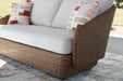 Cardiff Beach Outdoor Loveseat/2 Swivel Chairs (Set of 3) - Clarks Hardware - Iowa