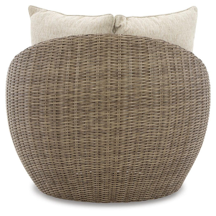 Danson Swivel Lounge with Cushion (Set of 2) - Clarks Hardware - Iowa