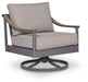 North Island Outdoor Swivel Lounge with Cushion - Clarks Hardware - Iowa