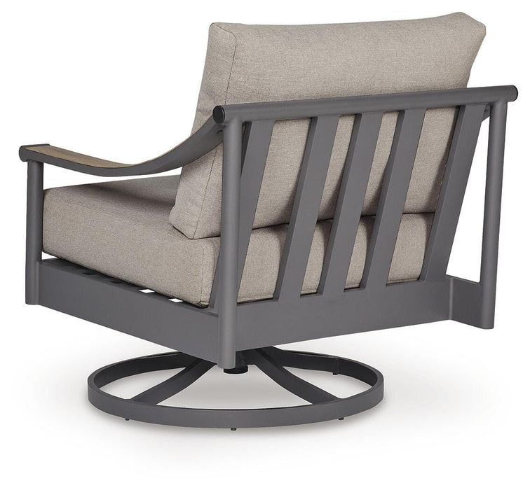 North Island Outdoor Swivel Lounge with Cushion - Clarks Hardware - Iowa