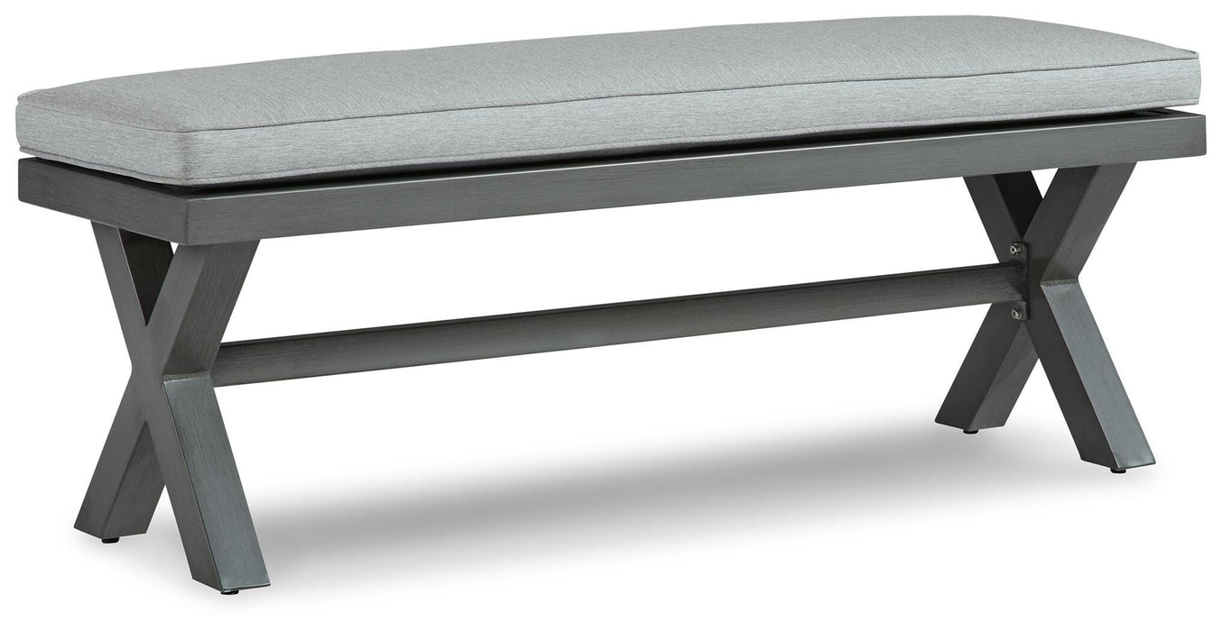 Elite Park Outdoor Bench with Cushion - Clarks Hardware - Iowa