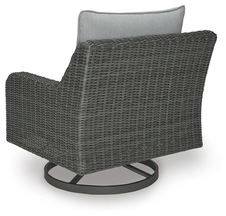 Elite Park Outdoor Swivel Lounge with Cushion - Clarks Hardware - Iowa