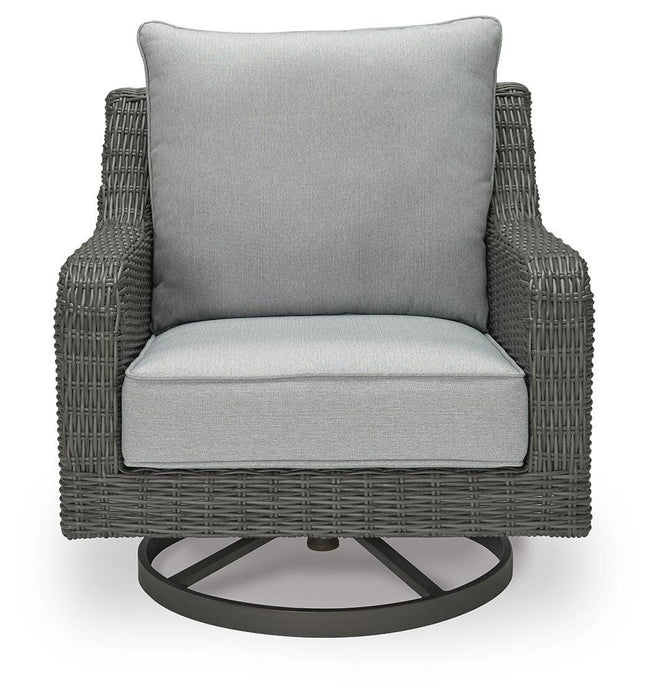Elite Park Outdoor Swivel Lounge with Cushion - Clarks Hardware - Iowa