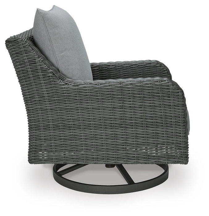 Elite Park Outdoor Swivel Lounge with Cushion - Clarks Hardware - Iowa