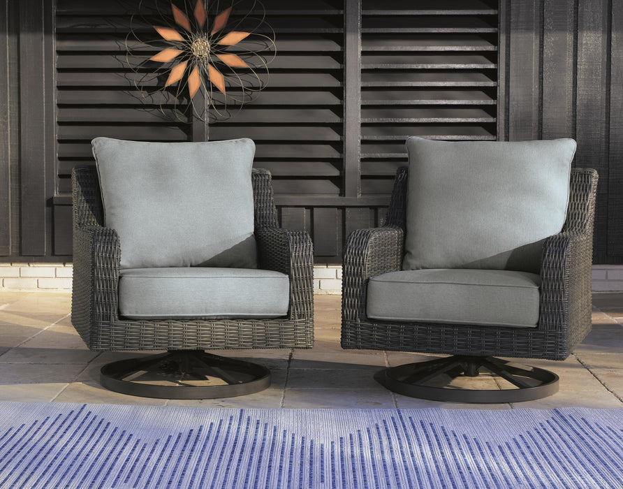 Elite Park Outdoor Swivel Lounge with Cushion - Clarks Hardware - Iowa