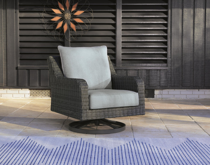 Elite Park Outdoor Swivel Lounge with Cushion - Clarks Hardware - Iowa