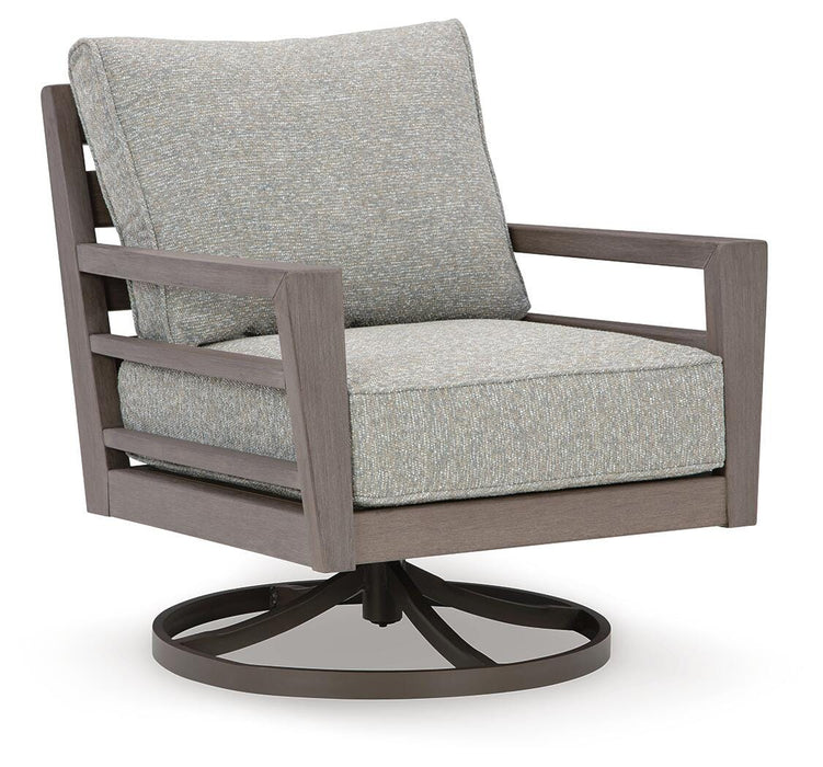 Hillside Barn Outdoor Swivel Lounge with Cushion - Clarks Hardware - Iowa