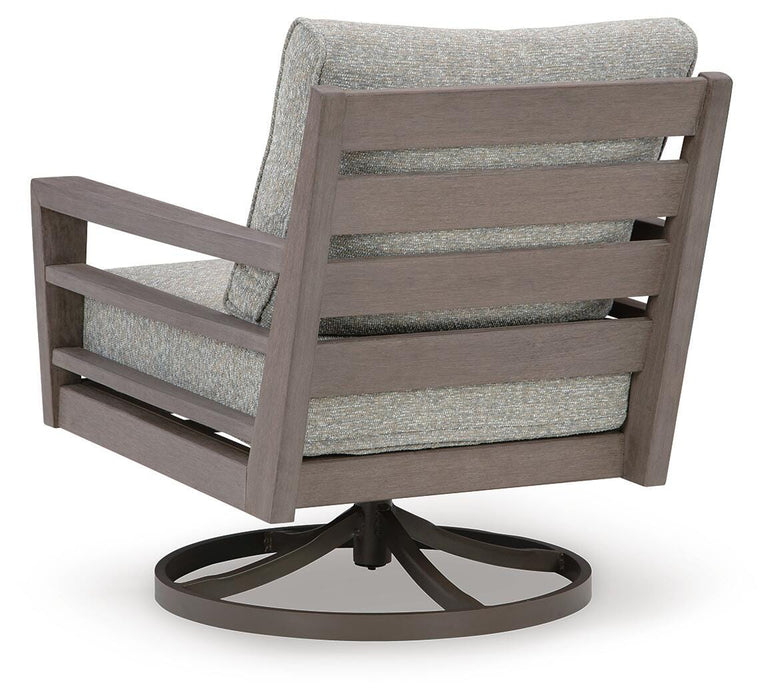 Hillside Barn Outdoor Swivel Lounge with Cushion - Clarks Hardware - Iowa