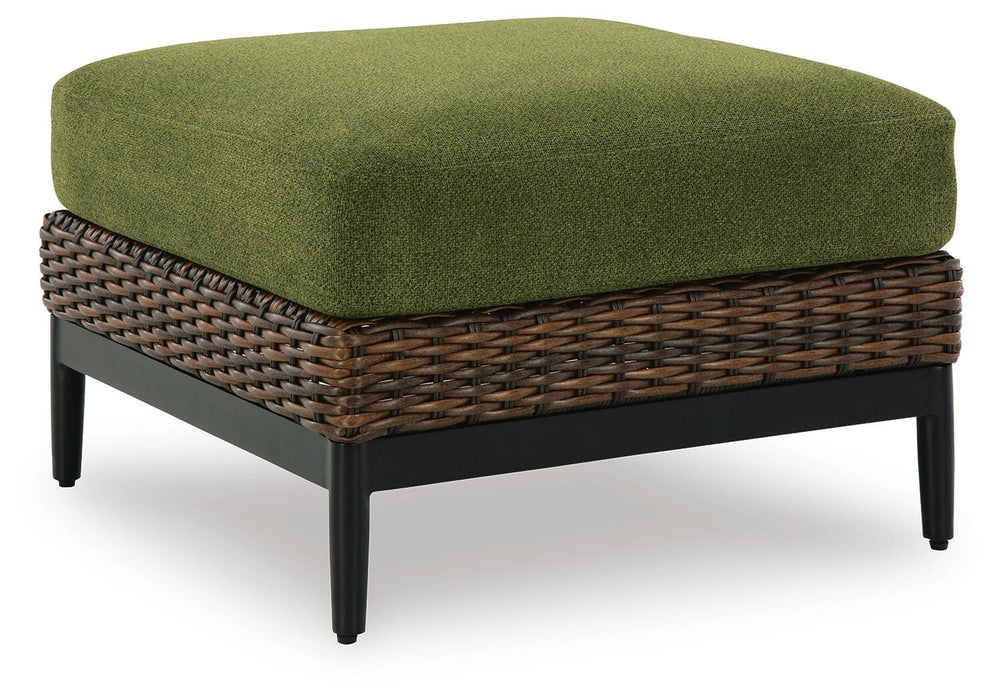 Horizon Hall Outdoor Ottoman with Cushion - Clarks Hardware - Iowa
