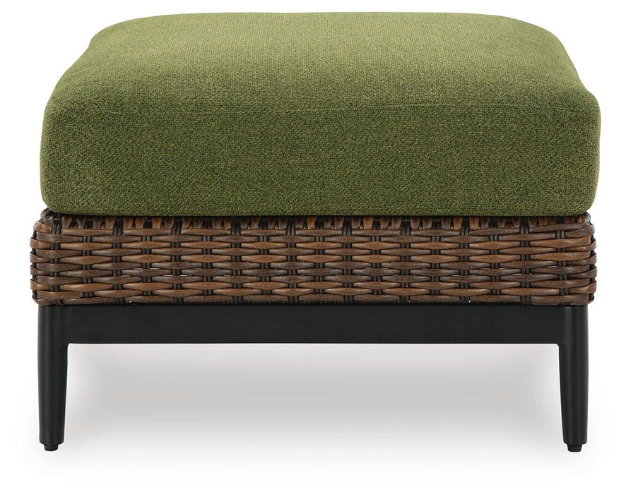 Horizon Hall Outdoor Ottoman with Cushion - Clarks Hardware - Iowa
