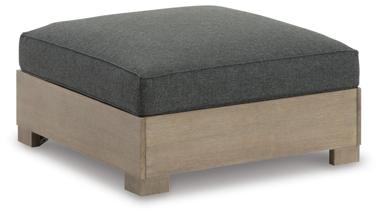 Citrine Park Outdoor Ottoman with Cushion - Clarks Hardware - Iowa