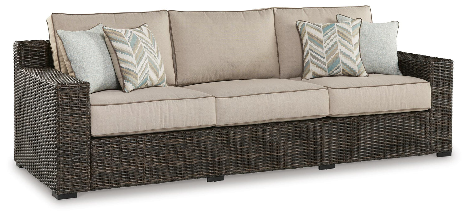 Coastline Bay Outdoor Sofa with Cushion - Clarks Hardware - Iowa