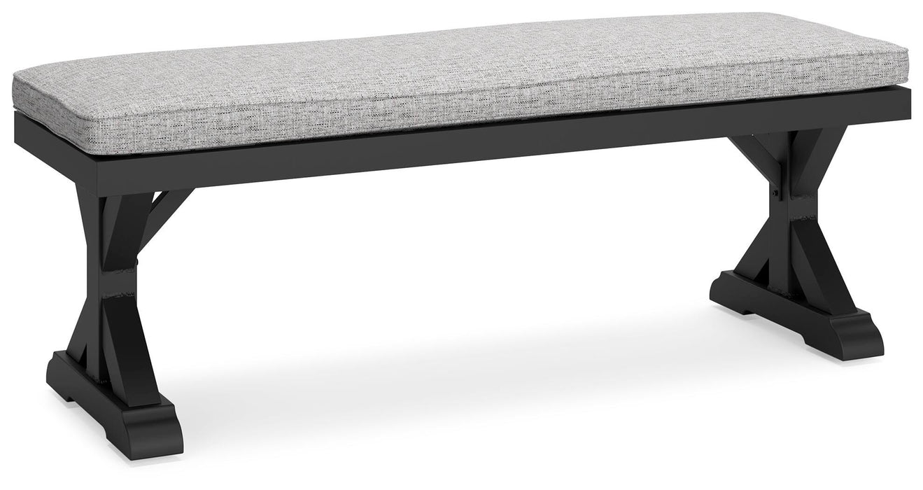 Beachcroft Outdoor Bench with Cushion - Clarks Hardware - Iowa
