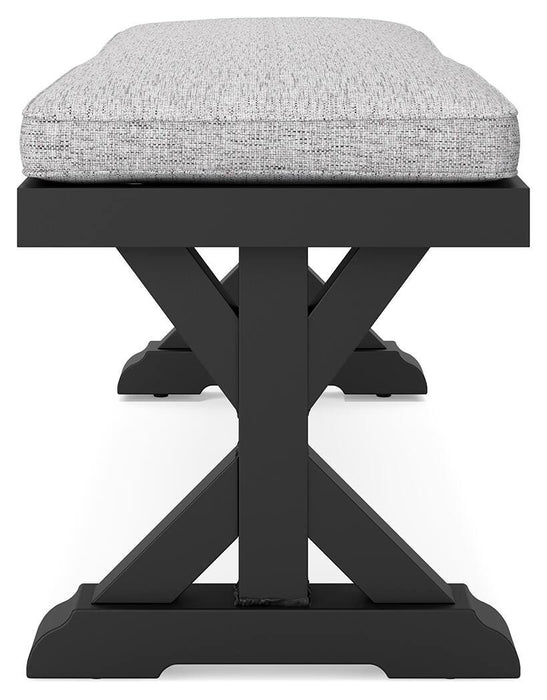 Beachcroft Outdoor Bench with Cushion - Clarks Hardware - Iowa