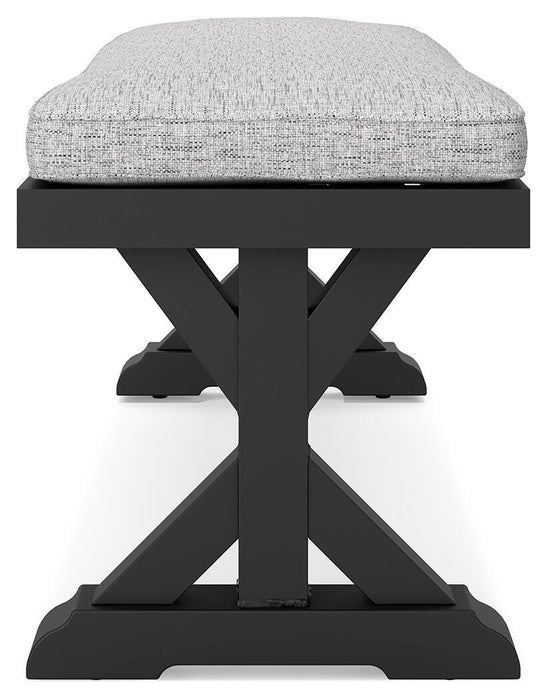 Beachcroft Outdoor Bench with Cushion - Clarks Hardware - Iowa