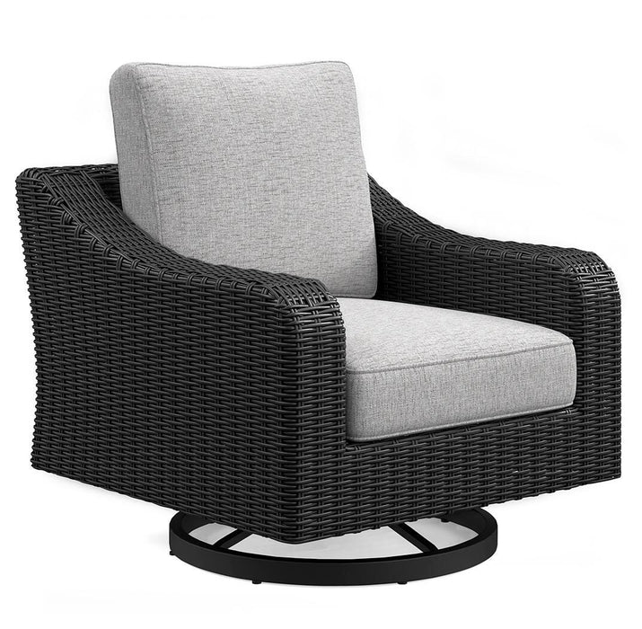 Beachcroft Outdoor Swivel Lounge with Cushion - Clarks Hardware - Iowa