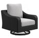 Beachcroft Outdoor Swivel Lounge with Cushion - Clarks Hardware - Iowa