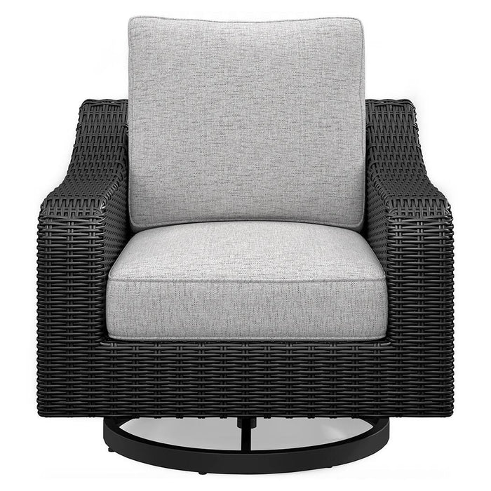 Beachcroft Outdoor Swivel Lounge with Cushion - Clarks Hardware - Iowa