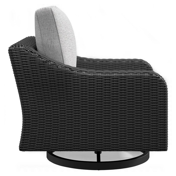 Beachcroft Outdoor Swivel Lounge with Cushion - Clarks Hardware - Iowa