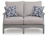 Lone View Bay Outdoor Loveseat with Cushion - Clarks Hardware - Iowa