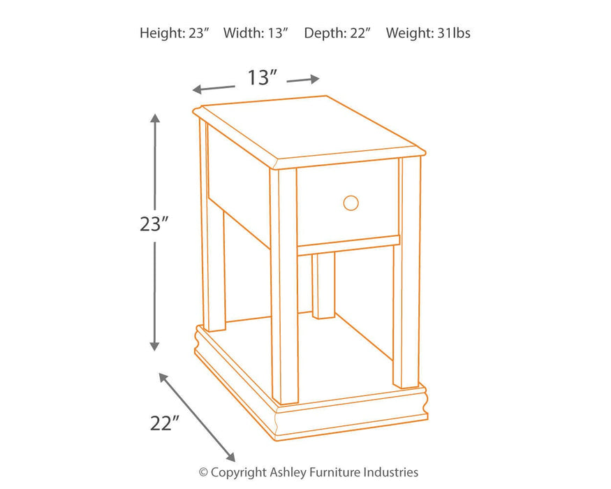 Breegin Chairside End Table - Clarks Hardware - Iowa