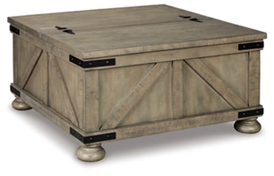 Aldwin Coffee Table With Storage - Clarks Hardware - Iowa