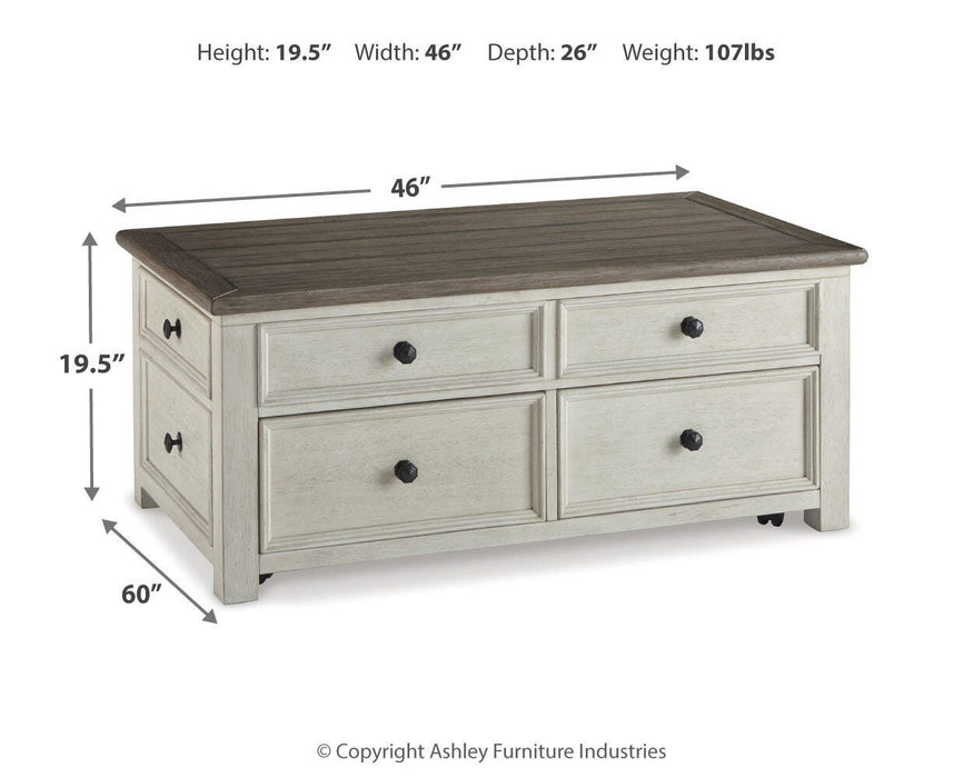 Bolanburg Coffee Table with Lift Top - Clarks Hardware - Iowa