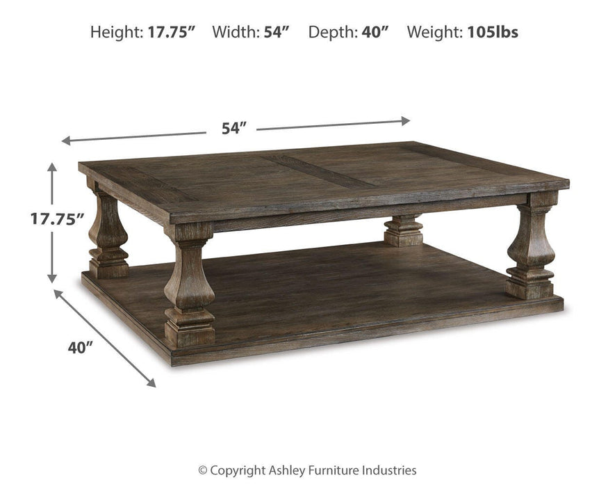 Johnelle Coffee Table - Clarks Hardware - Iowa