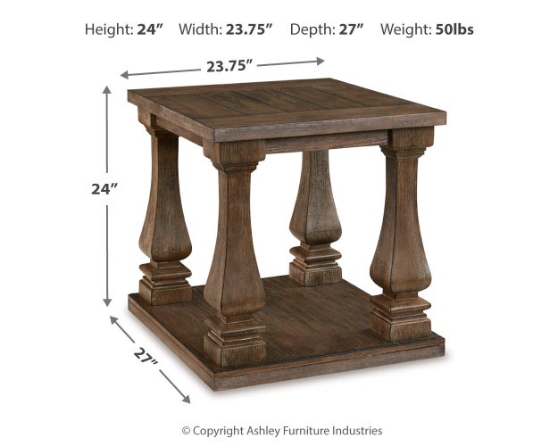 Johnelle End Table - Clarks Hardware - Iowa