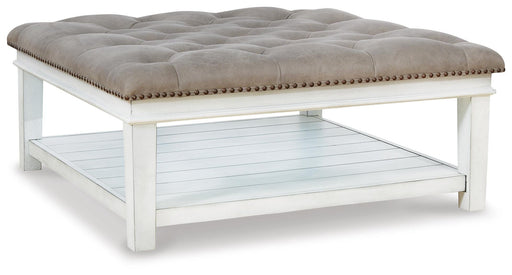 Kanwyn Upholstered Ottoman Coffee Table - Clarks Hardware - Iowa
