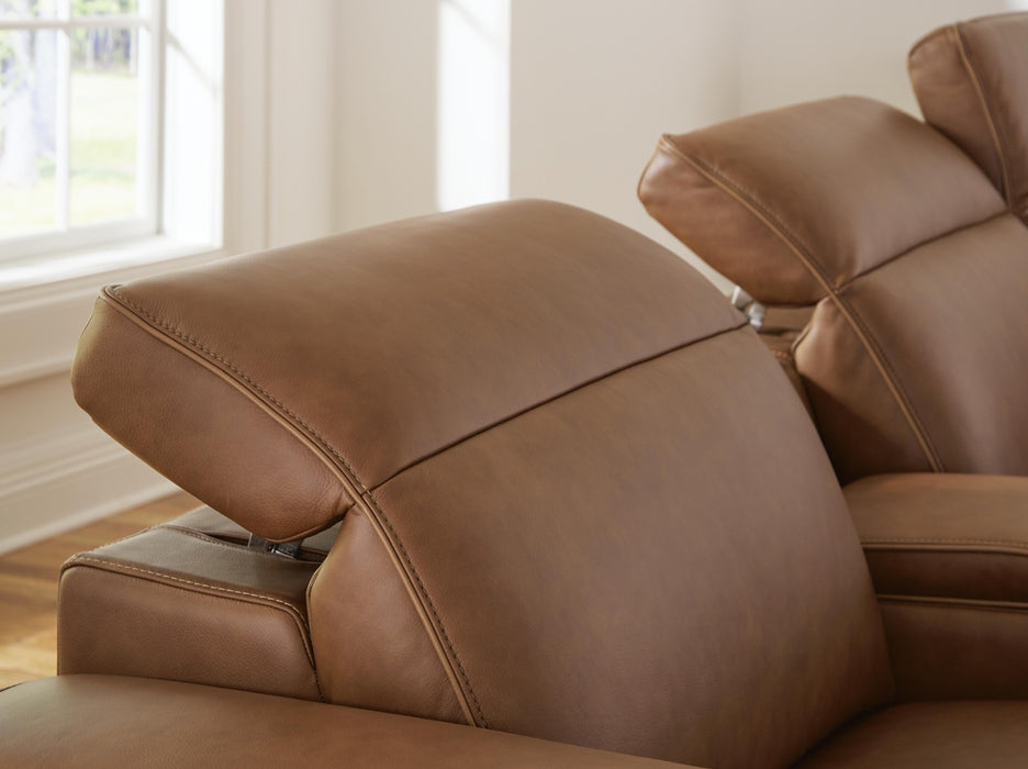 Rally-Up Power Reclining Sectional Loveseat with Console