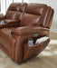 Healy Pier Power Reclining Loveseat with Console - Clarks Hardware - Iowa