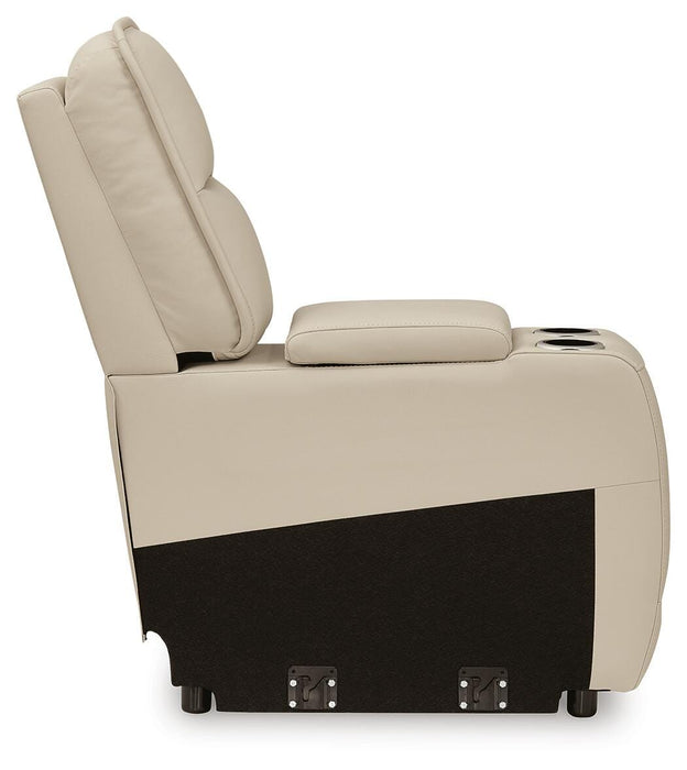 Double Deal Reclining Sectional with Console - Clarks Hardware - Iowa