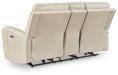 Dahlmoore Power Reclining Loveseat with Console - Clarks Hardware - Iowa