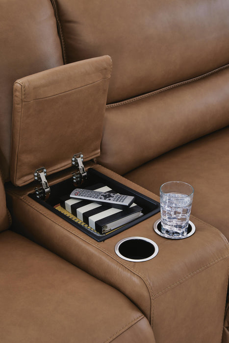 Silverbrooke Reclining Sectional with Storage Consoles