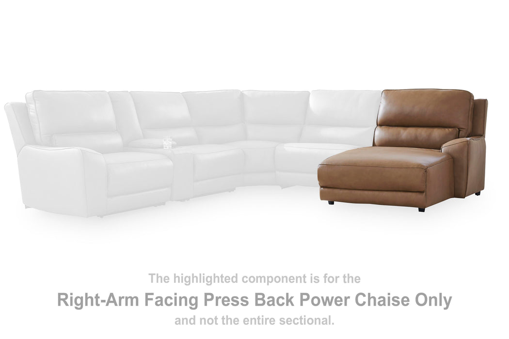 Silverbrooke Reclining Sectional with Chaise and Storage Consoles