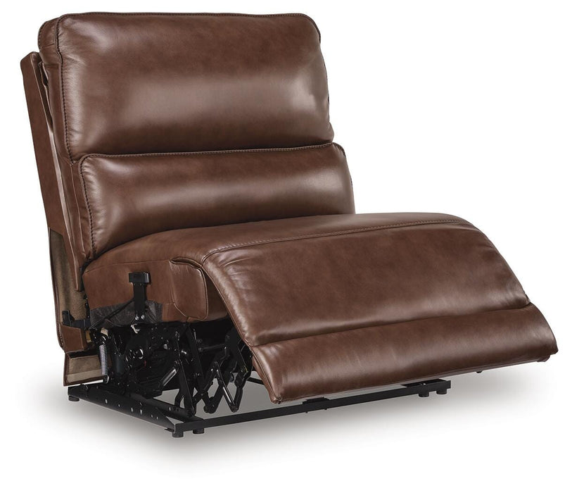 Silverbrooke Reclining Sectional with Chaise and Storage Consoles