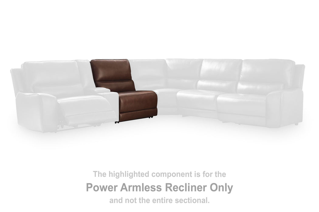 Silverbrooke Reclining Sectional with Double Chaise and Storage Consoles