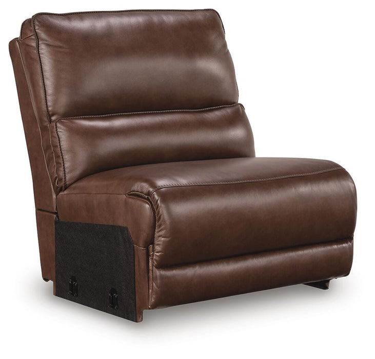 Silverbrooke Reclining Sectional with Chaise and Storage Consoles
