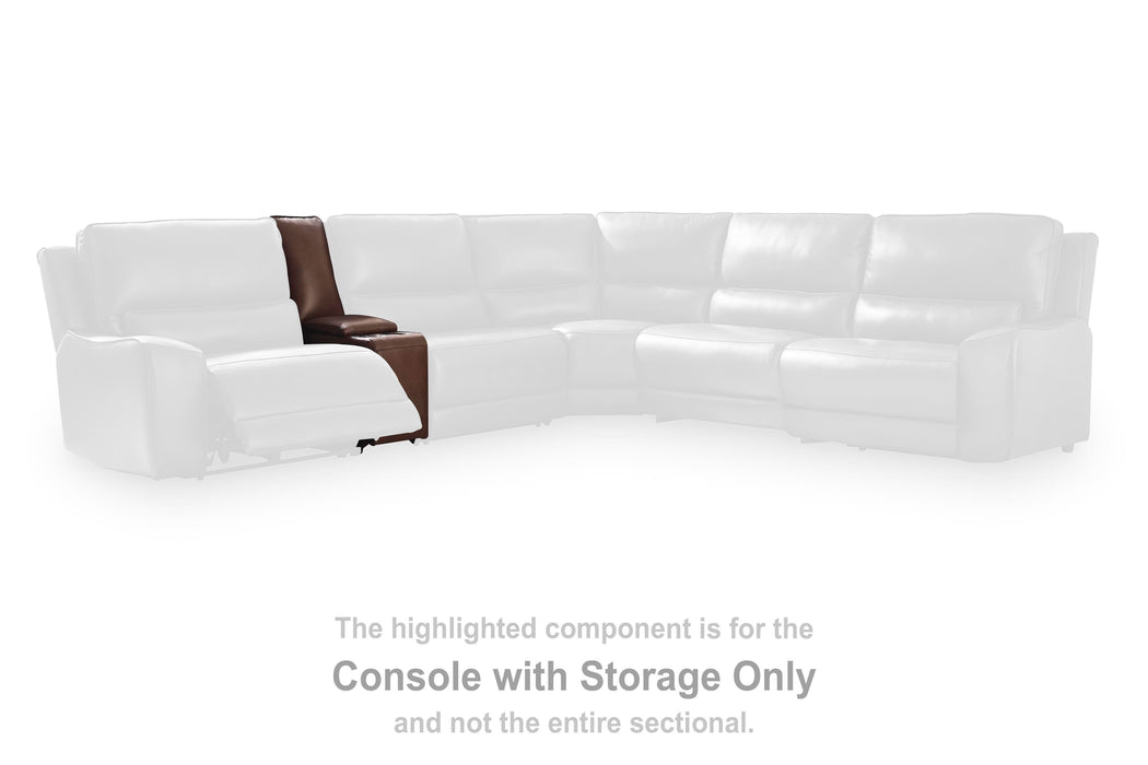 Silverbrooke Reclining Sectional with Storage Console
