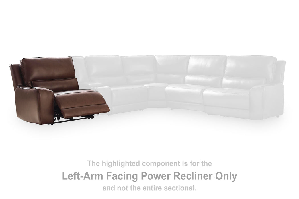 Silverbrooke Reclining Sectional with Storage Console