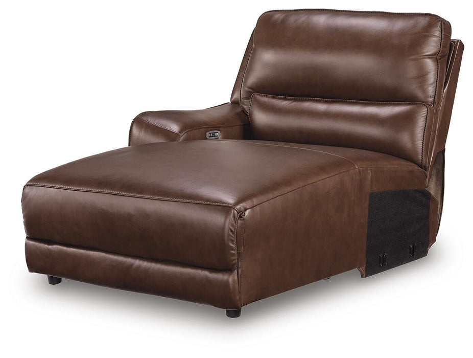 Silverbrooke Reclining Sectional with Double Chaise