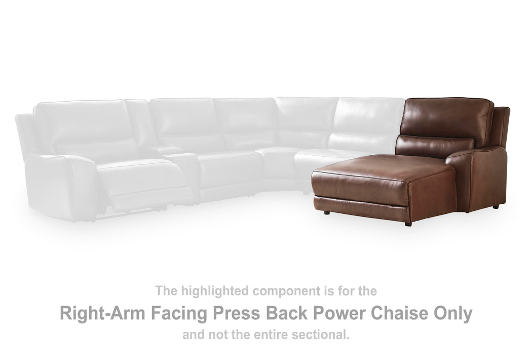 Silverbrooke Reclining Sectional with Double Chaise