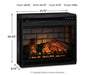 Entertainment Accessories Electric Infrared Fireplace Insert - Clarks Hardware - Iowa